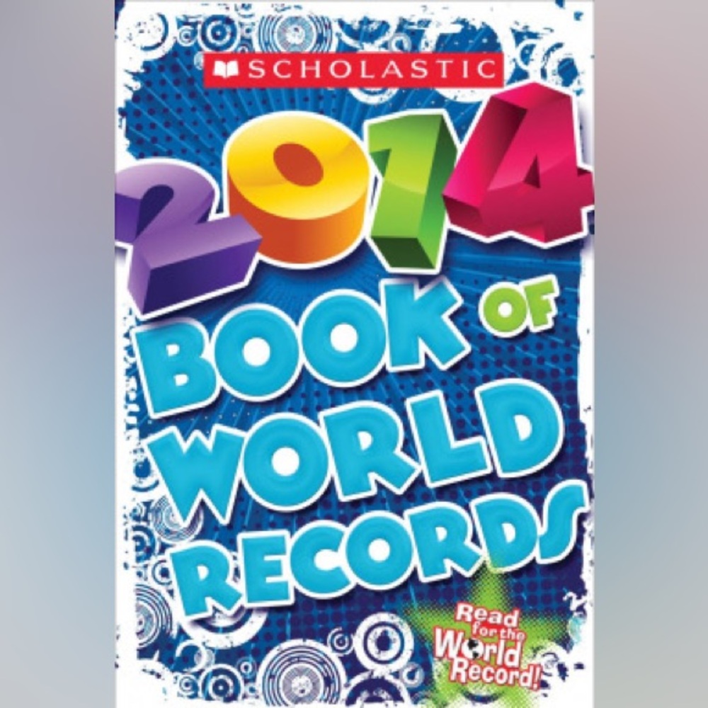 Scholastic Book of World Records 2014 By Jenifer Corr Morse paperback reading